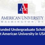 American University Emerging Global Leader Scholarship